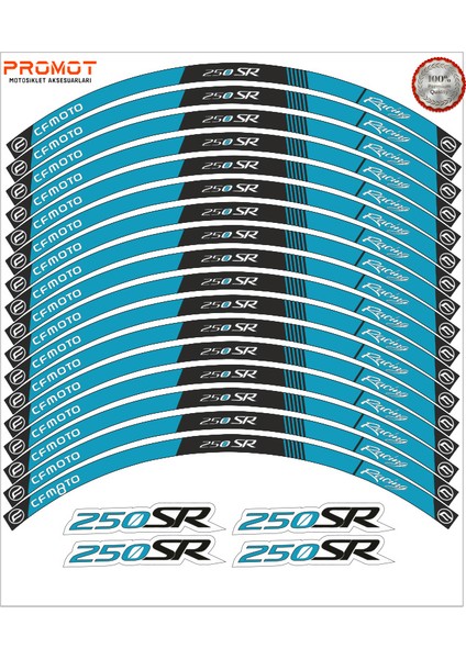 Cf Moto 250 Sr Jant Şeridi 1