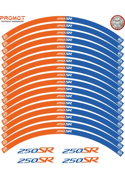 Cf Moto 250 Sr Jant Şeridi 4