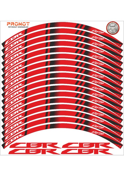 Honda Cbr Uyumlu Jant Şeridi 4
