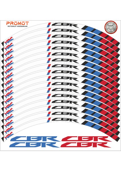 Honda Cbr Uyumlu Jant Şeridi 1