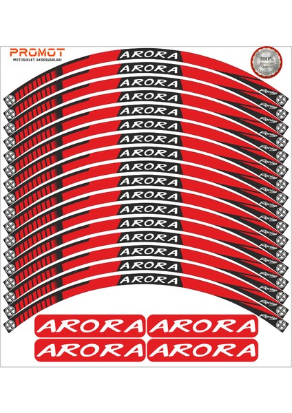 Arora Uyumlu Jant Şeridi 2