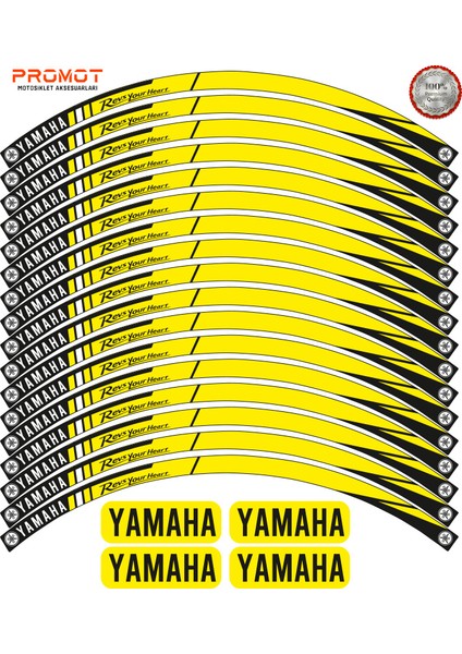 Yamaha Uyumlu Jant Şeridi 5