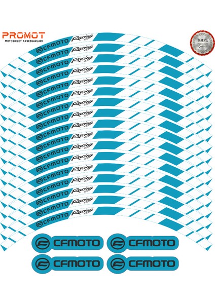 Cf Moto Uyumlu Jant Şeridi 2