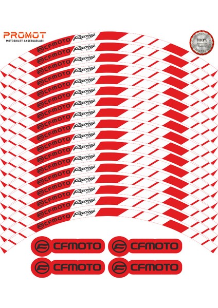 Cf Moto Uyumlu Jant Şeridi 3