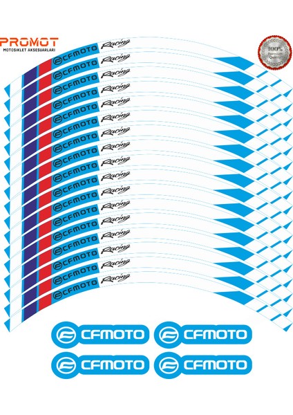 Cf Moto Uyumlu Jant Şeridi 5