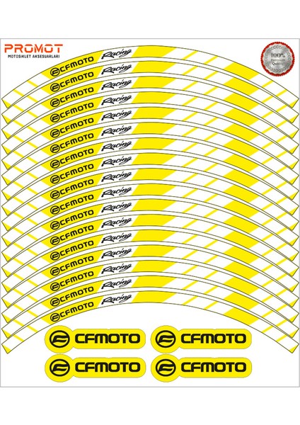 Cf Moto Uyumlu Jant Şeridi 7