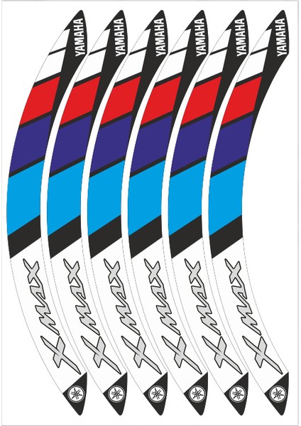 Yamaha Xmax Uyumlu Jant Şeridi 1