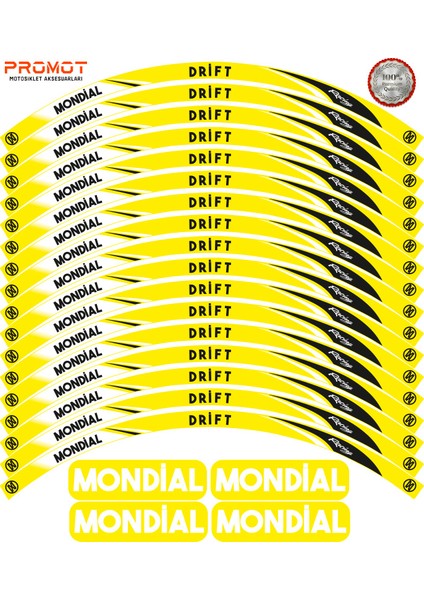 Mondial Drift Jant Şeridi 10