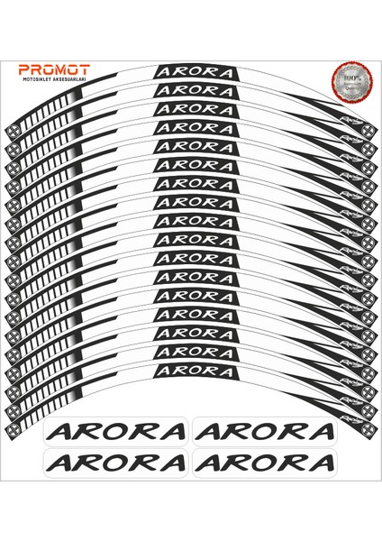 Arora Uyumlu Jant Şeridi 5