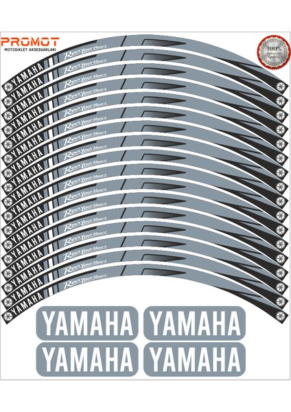 Yamaha Uyumlu Jant Şeridi 2