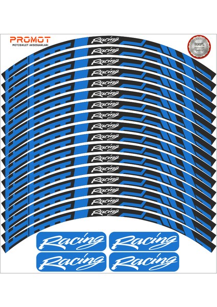 Racing Tasarımlı Jant Şeridi 4