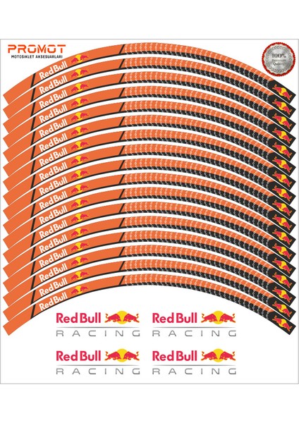 Redbull Tasarımlı Jant Şeridi 1