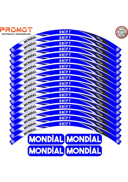 Mondial Drift Jant Şeridi 4