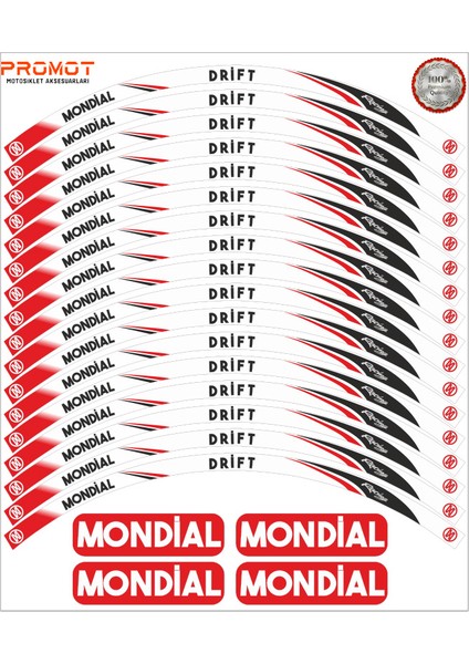 Mondial Drift Jant Şeridi 5