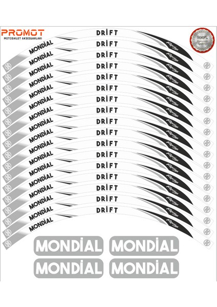 Mondial Drift Jant Şeridi 6
