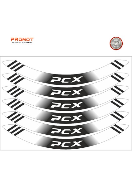 Honda Pcx Uyumlu Jant Şeridi 7