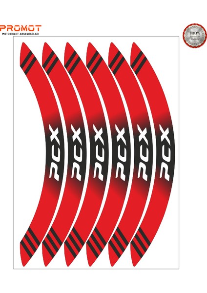 Honda Pcx Uyumlu Jant Şeridi 9