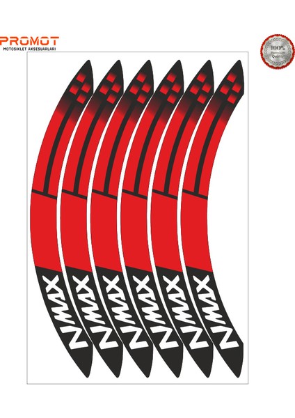 Yamaha Nmax Uyumlu Jant Şeridi 2