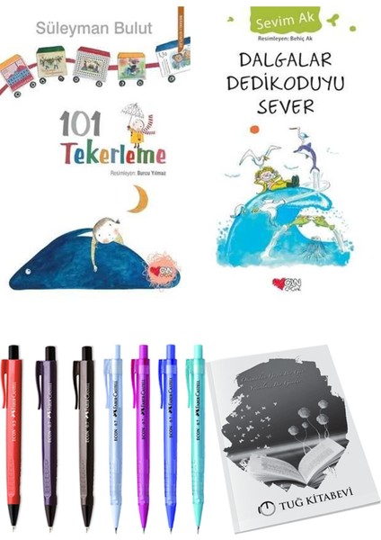 Dalgalar Dedikoduyu Sever ve 101 Tekerleme 2'li Set + Hediyeli