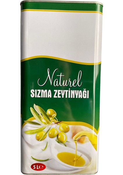 Naturel Sızma Soğuk Sıkım Zeytinyağı Yeni Hasat 0.5 Asit 5L