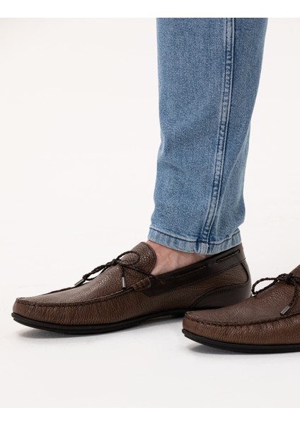 Erkek Kahverengi Loafer Ayakkabı 50267886-VR029