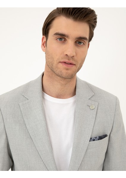 Erkek Açık Gri Slim Fit Takım Elbise 50288787-VR001 fiyatları