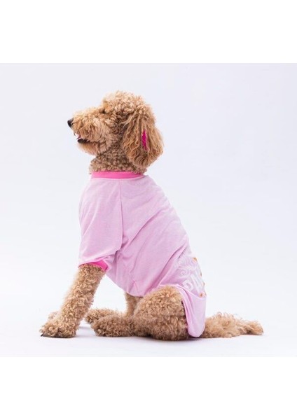 Pembe Super Paws Orta-Büyük Irk Köpek T-Shirtü fiyatları