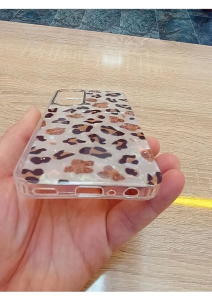 Samsung Galaxy A25 Leopar Desen Hologramlı Kılıf Darbe Korumalı Kapak fırsatları