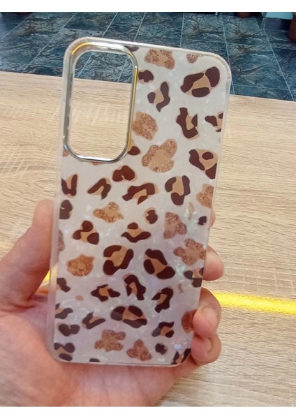 Samsung Galaxy A25 Leopar Desen Hologramlı Kılıf Darbe Korumalı Kapak indirimleri