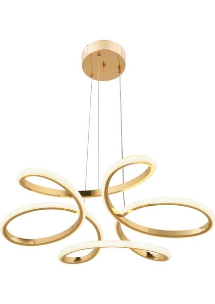 Istanbul Avize Megie Ledli Üç Renk Gold Lüx Modern Avize fırsatları