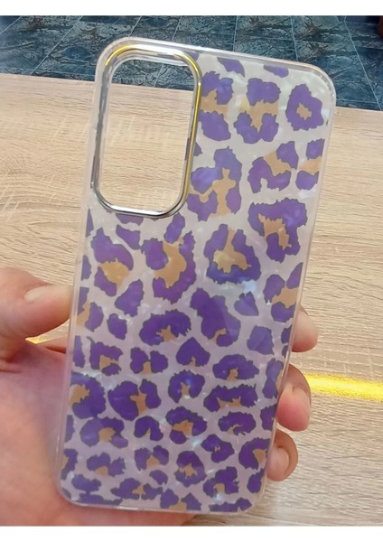 Samsung Galaxy A35 Leopar Desen Hologramlı Kılıf Darbe Korumalı Kapak modelleri