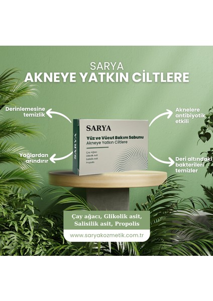 Siyah Nokta Sabunu Çay Ağacı Glikolik Asit Salisilik Asit Propolis 100 gr