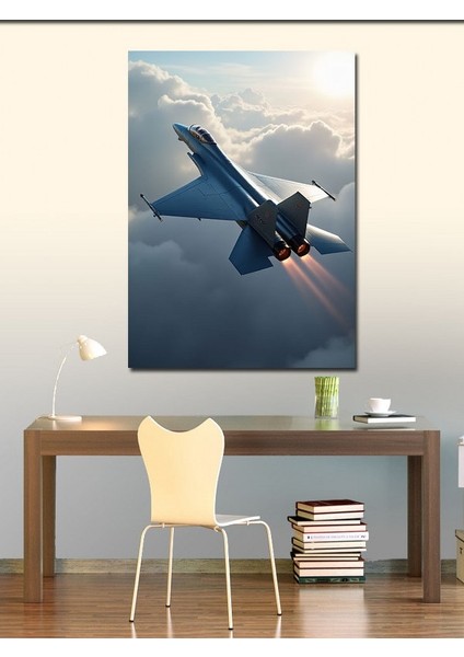 Kanvas Tablo Uçuşta Jet Uçağı fiyatları