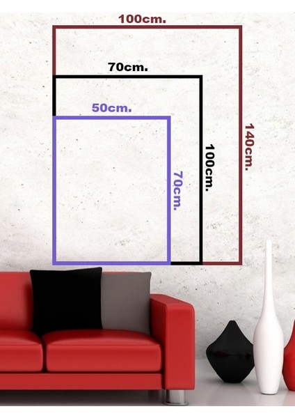 Kanvas Tablo Renkli Gitar Çizimi fırsatları