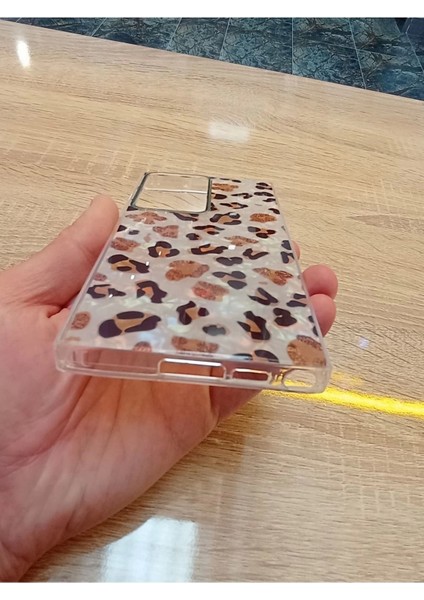 Samsung Galaxy S23 Ultra Leopar Desen Hologramlı Kılıf Darbe Korumalı Kapak fırsatları