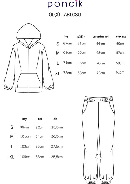 Kadın Kapüşonlu Polar Takım 23586 Füme modelleri