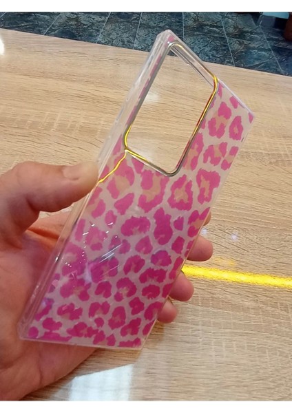 Samsung Galaxy S23 Ultra Leopar Desen Hologramlı Kılıf Darbe Korumalı Kapak fiyatları