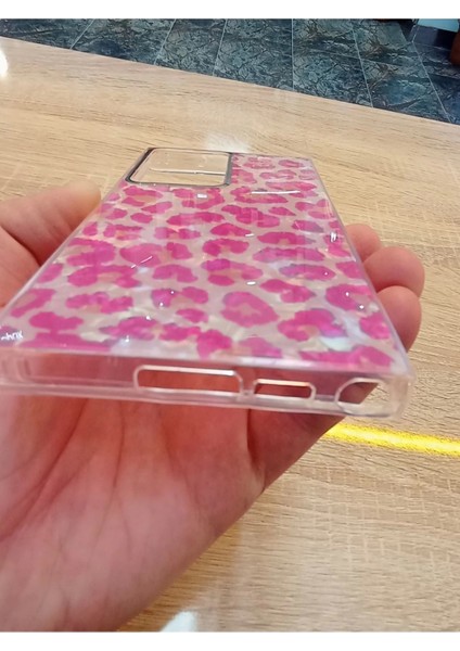 Samsung Galaxy S23 Ultra Leopar Desen Hologramlı Kılıf Darbe Korumalı Kapak fırsatları