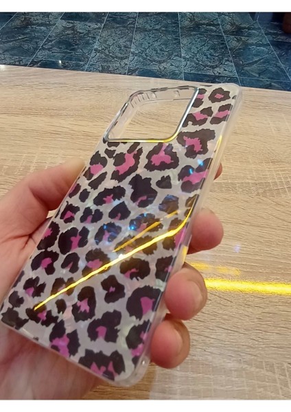 Xiaomi Redmi Note 13 Pro 5g Leopar Desen Hologramlı Kılıf Darbe Korumalı Kapak