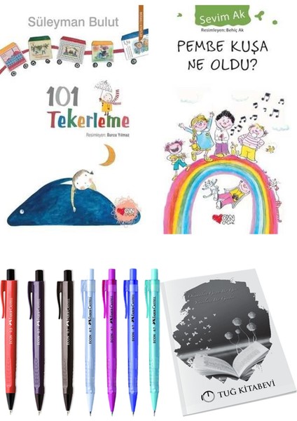 Pembe Kuşa Ne Oldu? ve 101 Tekerleme 2'li Set + Hediyeli