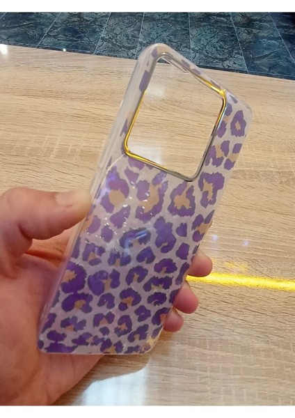 Xiaomi Redmi Note 13 Pro 5g Leopar Desen Hologramlı Kılıf Darbe Korumalı Kapak