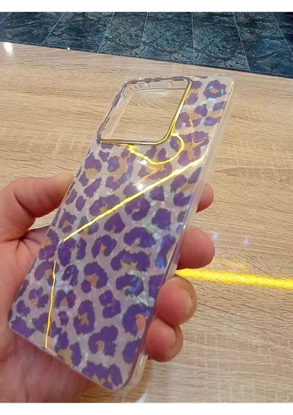 Xiaomi Redmi Note 13 Pro 5g Leopar Desen Hologramlı Kılıf Darbe Korumalı Kapak