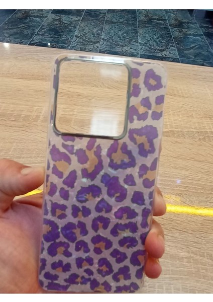 Xiaomi Redmi Note 13 Pro 5g Leopar Desen Hologramlı Kılıf Darbe Korumalı Kapak