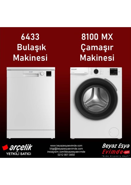 Star Plus Paket 2'li Set (6433 Bulaşık/ 8100 mx Çamaşır)