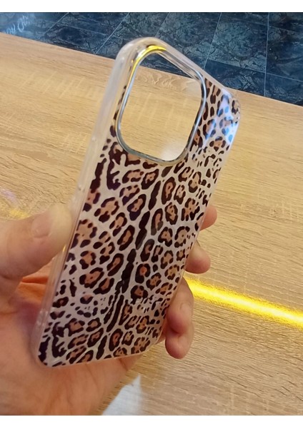 Apple iPhone 13 Pro Leopar Desen Hologramlı Kılıf Darbe Korumalı Kapak fiyatları
