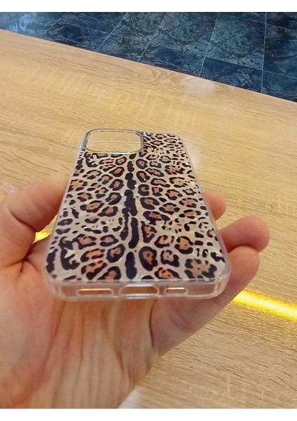 Apple iPhone 13 Pro Leopar Desen Hologramlı Kılıf Darbe Korumalı Kapak fırsatları