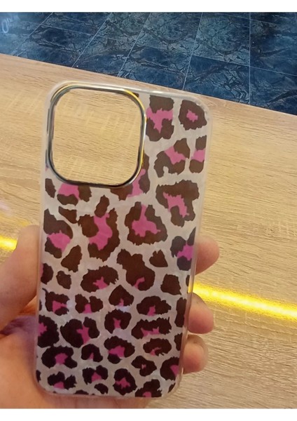Apple iPhone 13 Pro Leopar Desen Hologramlı Kılıf Darbe Korumalı Kapak indirimleri