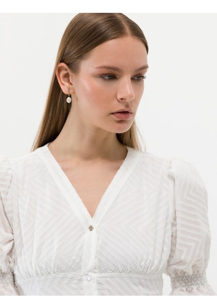 Kadın Ekru Regular Fit Dokuma Elbise 50262635-VR019 modelleri