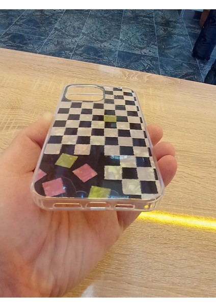 Apple iPhone 14 Pro Max Leopar Desen Hologramlı Kılıf Darbe Korumalı Kapak