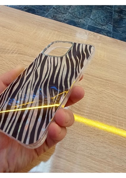 Apple iPhone 15 Pro Max Leopar Desen Hologramlı Kılıf Darbe Korumalı Kapak modelleri